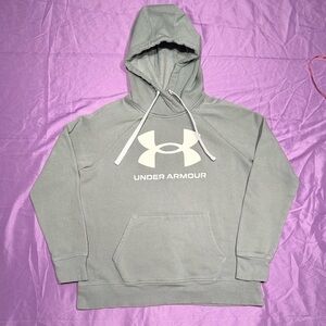 Under Armour Light Green Loose Pullover Hoodie